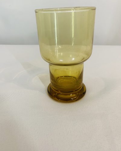 Amber Wine Goblet