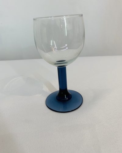 Blue Stem White Glass