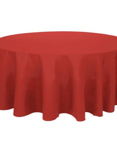 Red round 3m Table Cloth