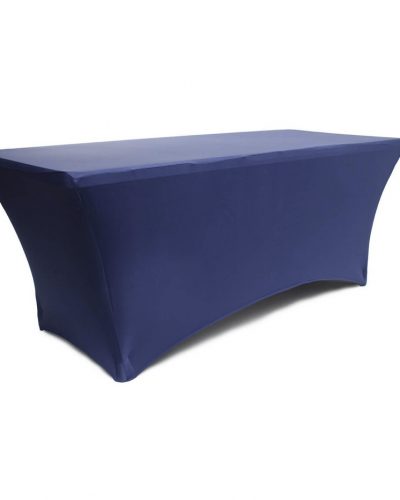 Blue Rectangle lycra 1.8m Table Cloth