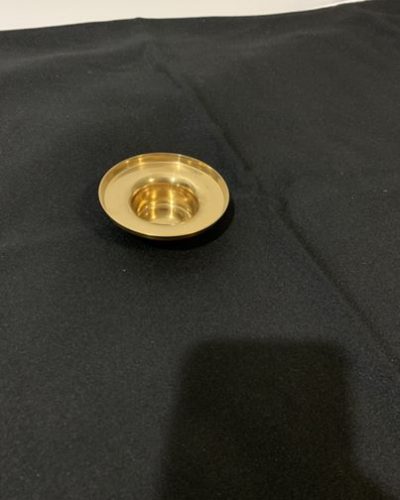 Small Gold Candle Holder