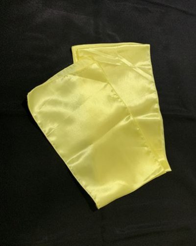 Yellow Satin Chair Sash
