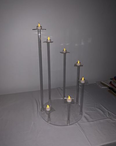 Glass Candle Table Decoration