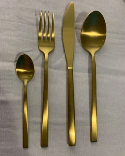 Brushed Gold Cutlery set