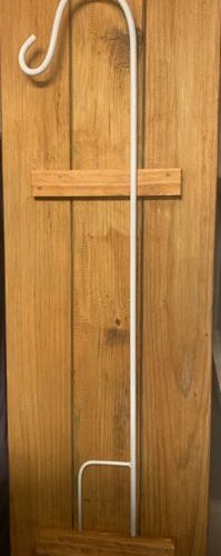 Shepherd's hook white