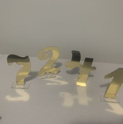 Gold Table Numbers